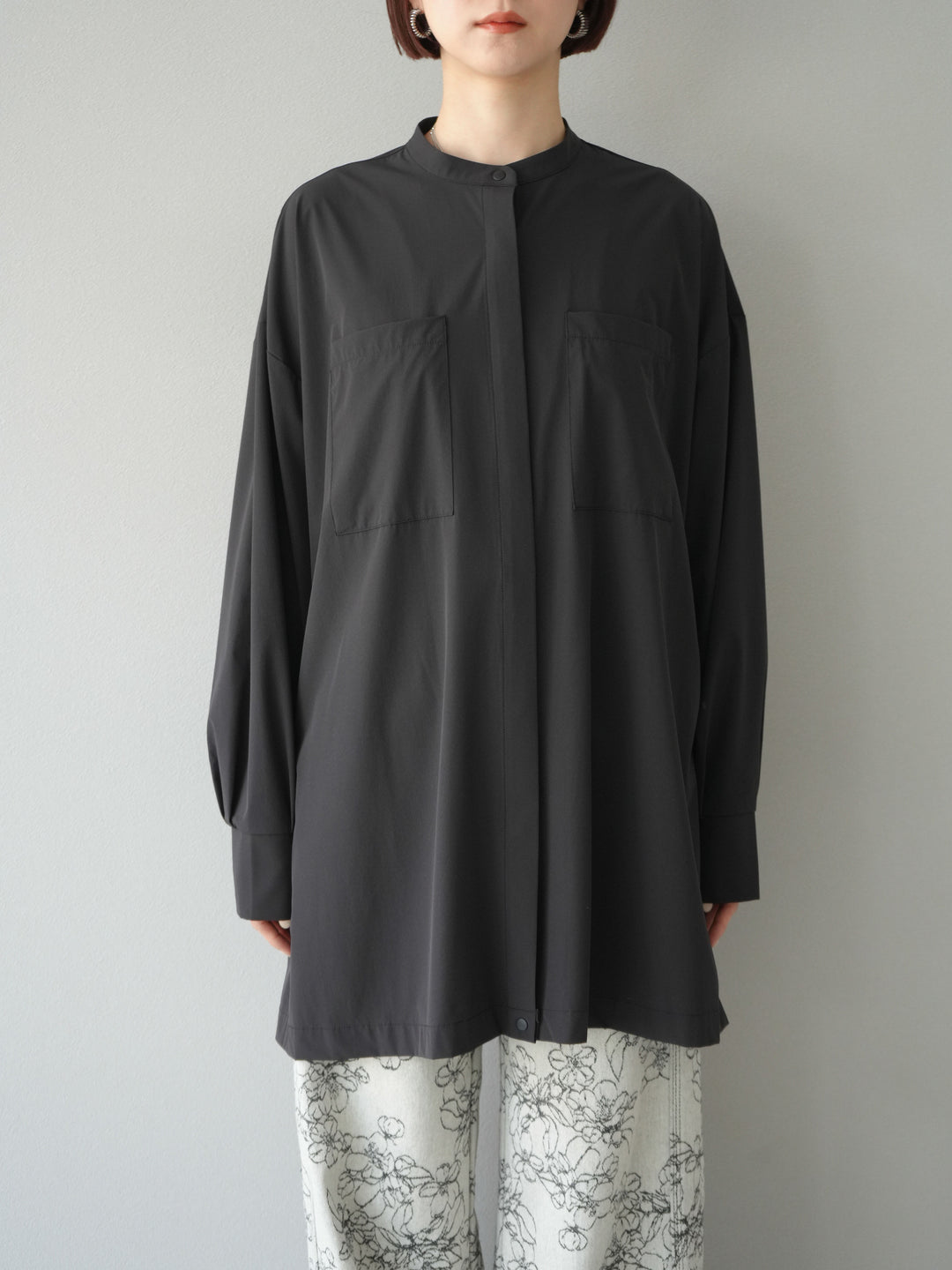 [予約]ICE TOUCH ２WAYオーバーシャツ/ブラック