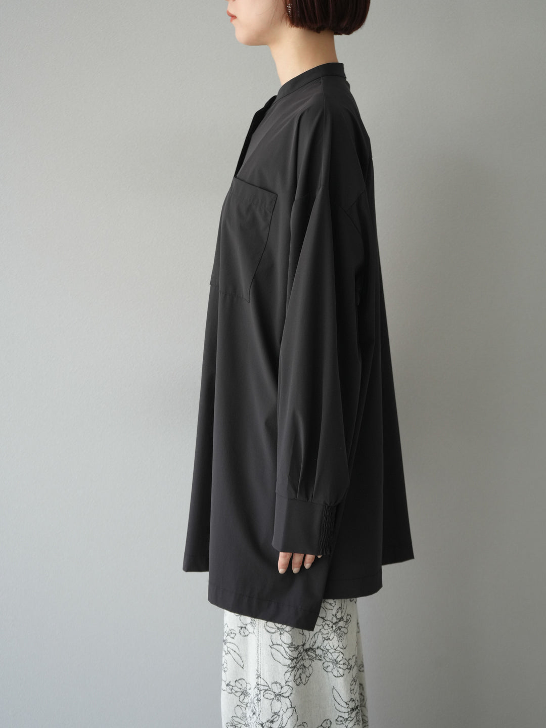 [予約]ICE TOUCH ２WAYオーバーシャツ/ブラック