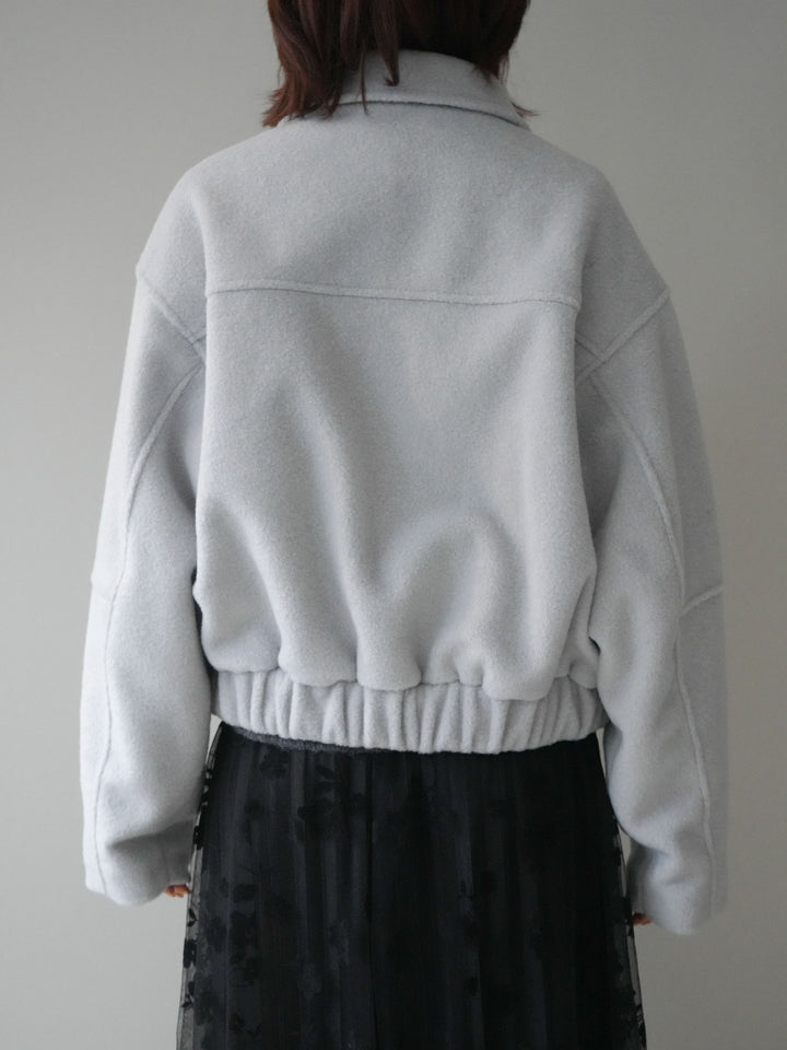 [予約]ウールライクフライトジャケット/blue