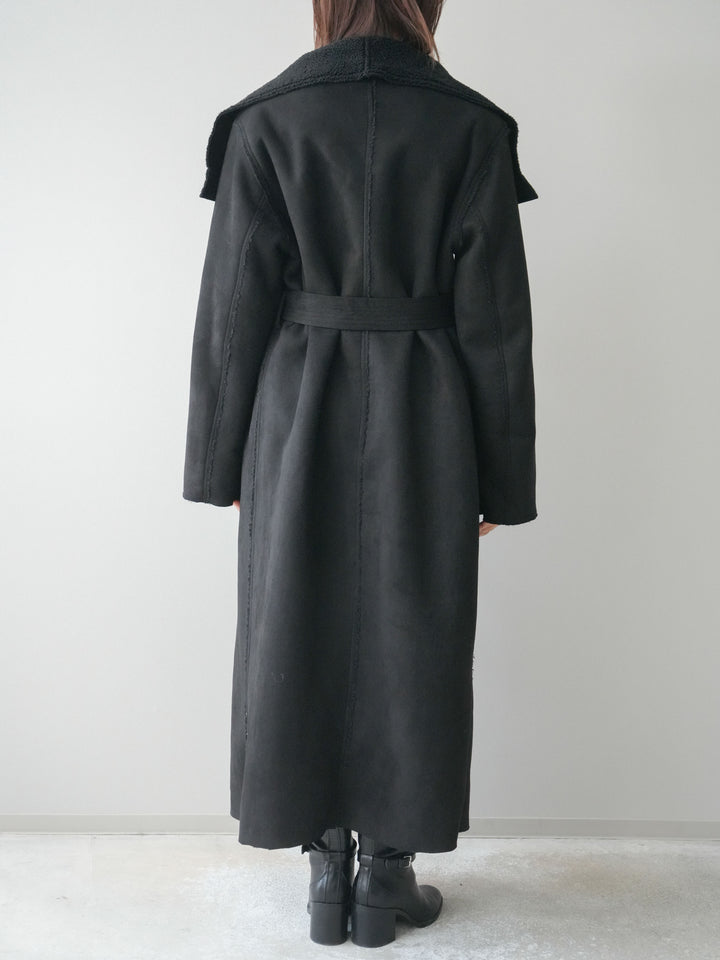 [予約]BIGカラームートンコート/black