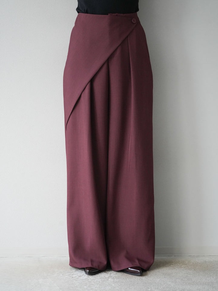 【預訂】裹身休閒褲/波爾多