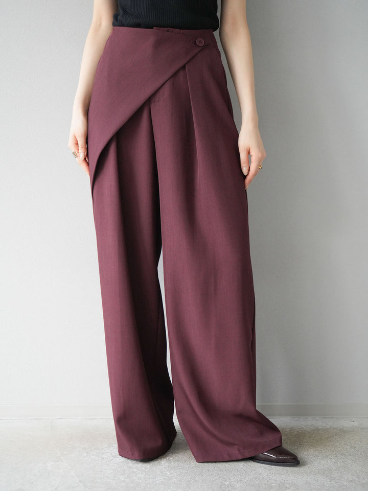 【預訂】裹身休閒褲/波爾多