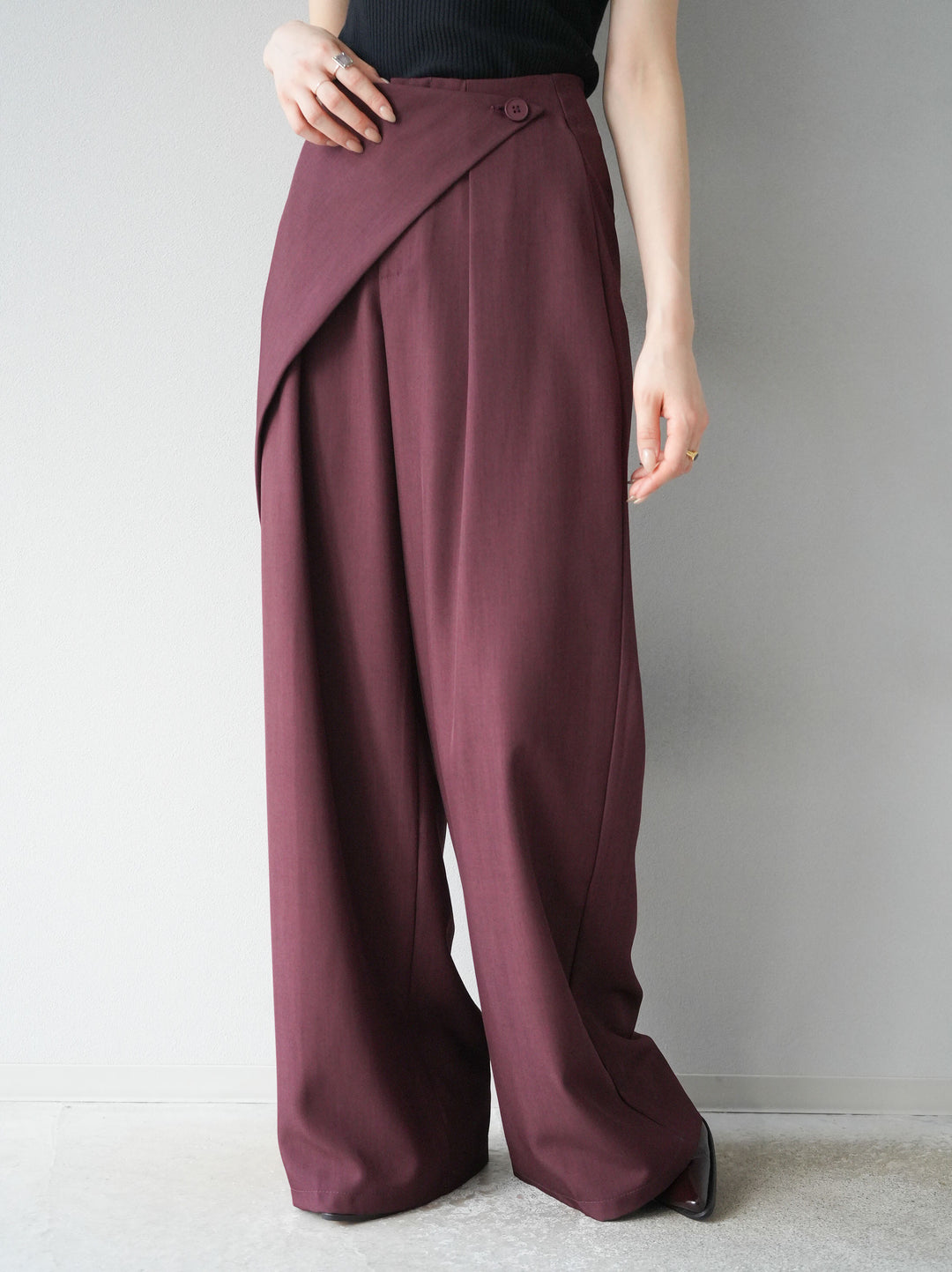 【預訂】裹身休閒褲/波爾多