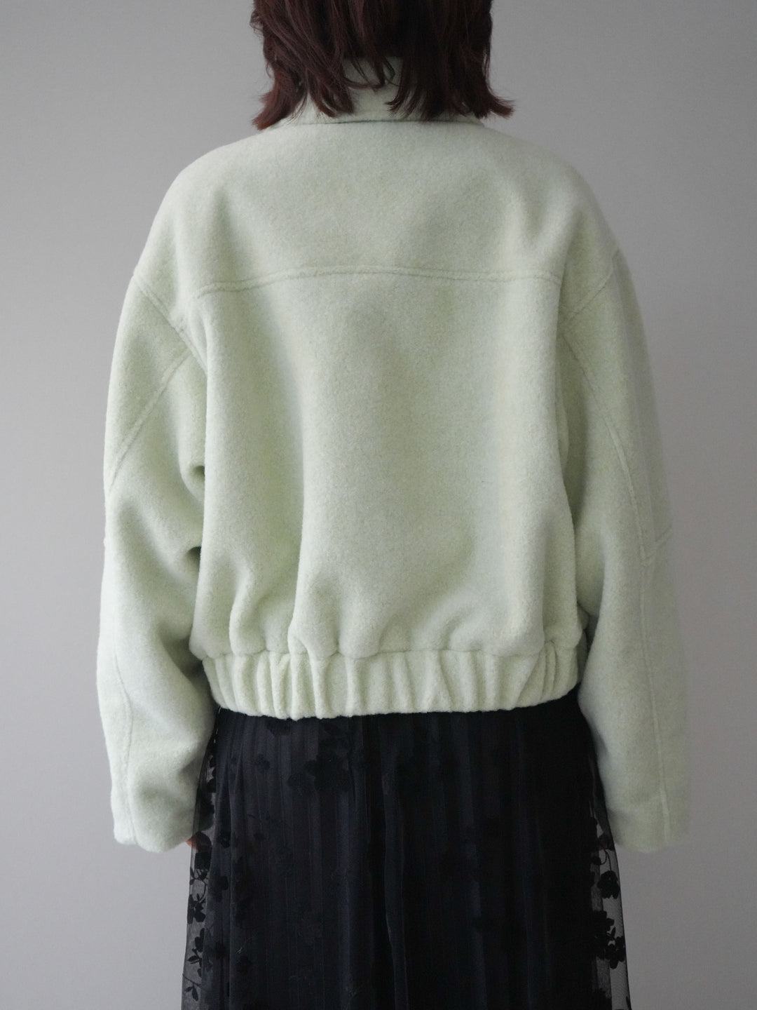 [予約]ウールライクフライトジャケット/green