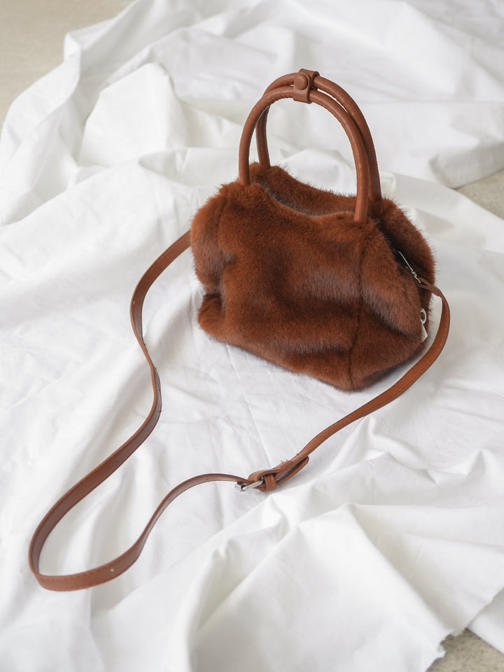 [予約]エコファーミニハンドルBAG/brown