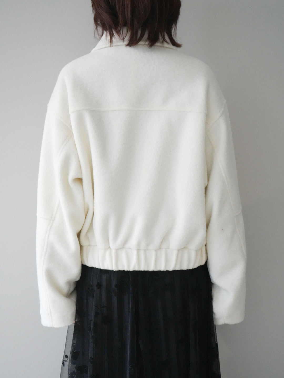 [予約]ウールライクフライトジャケット/offwhite