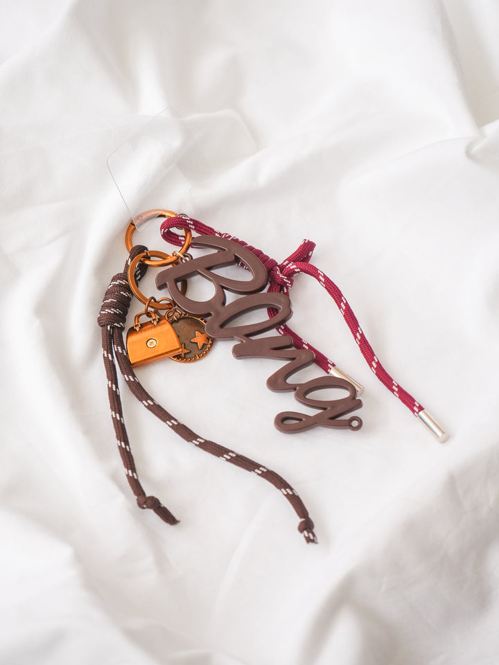 [予約]キー×ロゴモチーフチャーム/charm