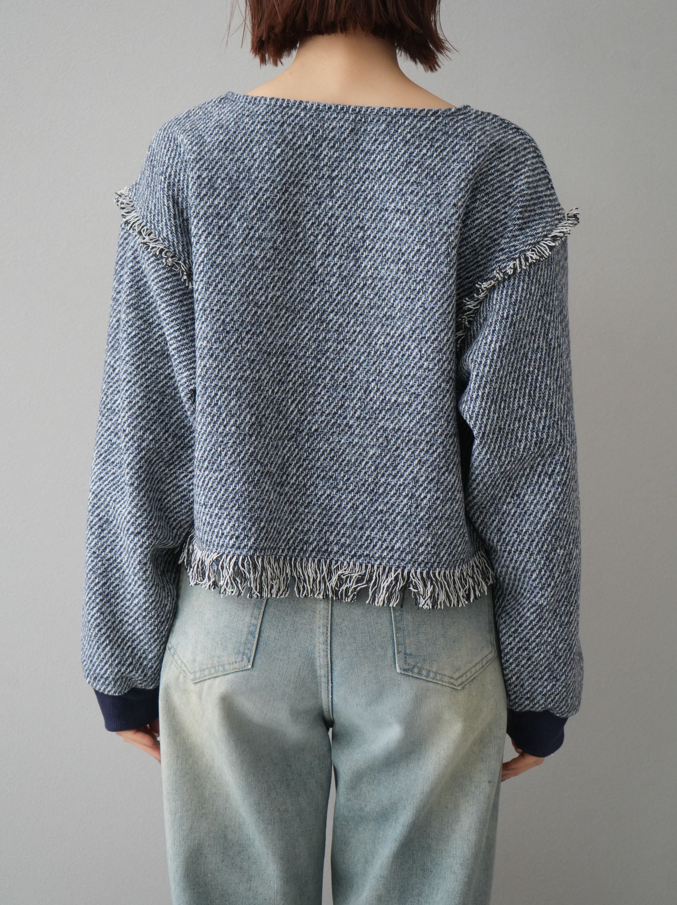 framework コットンツイードフリンジプルオーバー FRAMeWORK（フレームワーク）の「コットンツイードフリンジプル