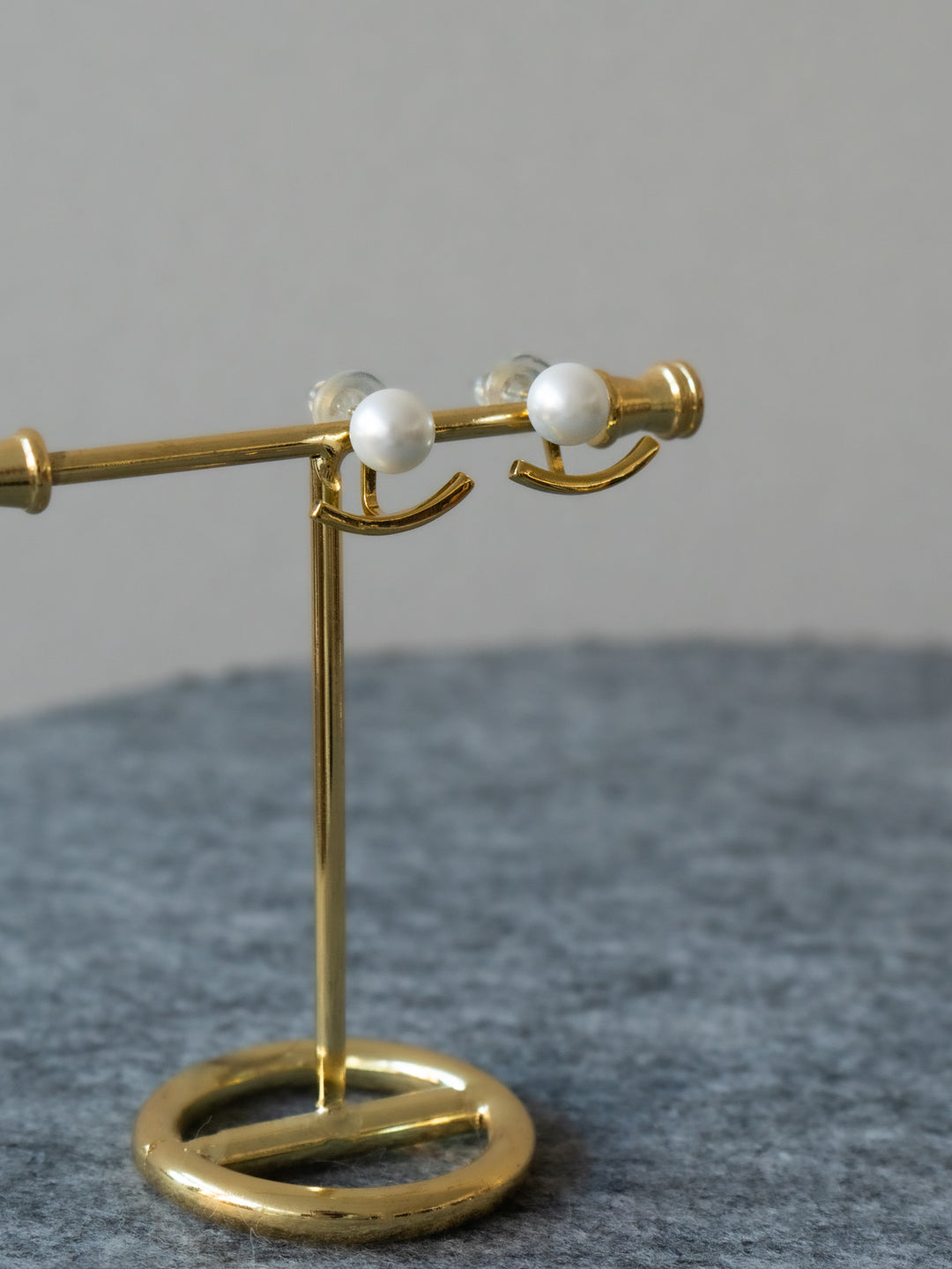 [予約]2WAYパールモチーフピアス/gold