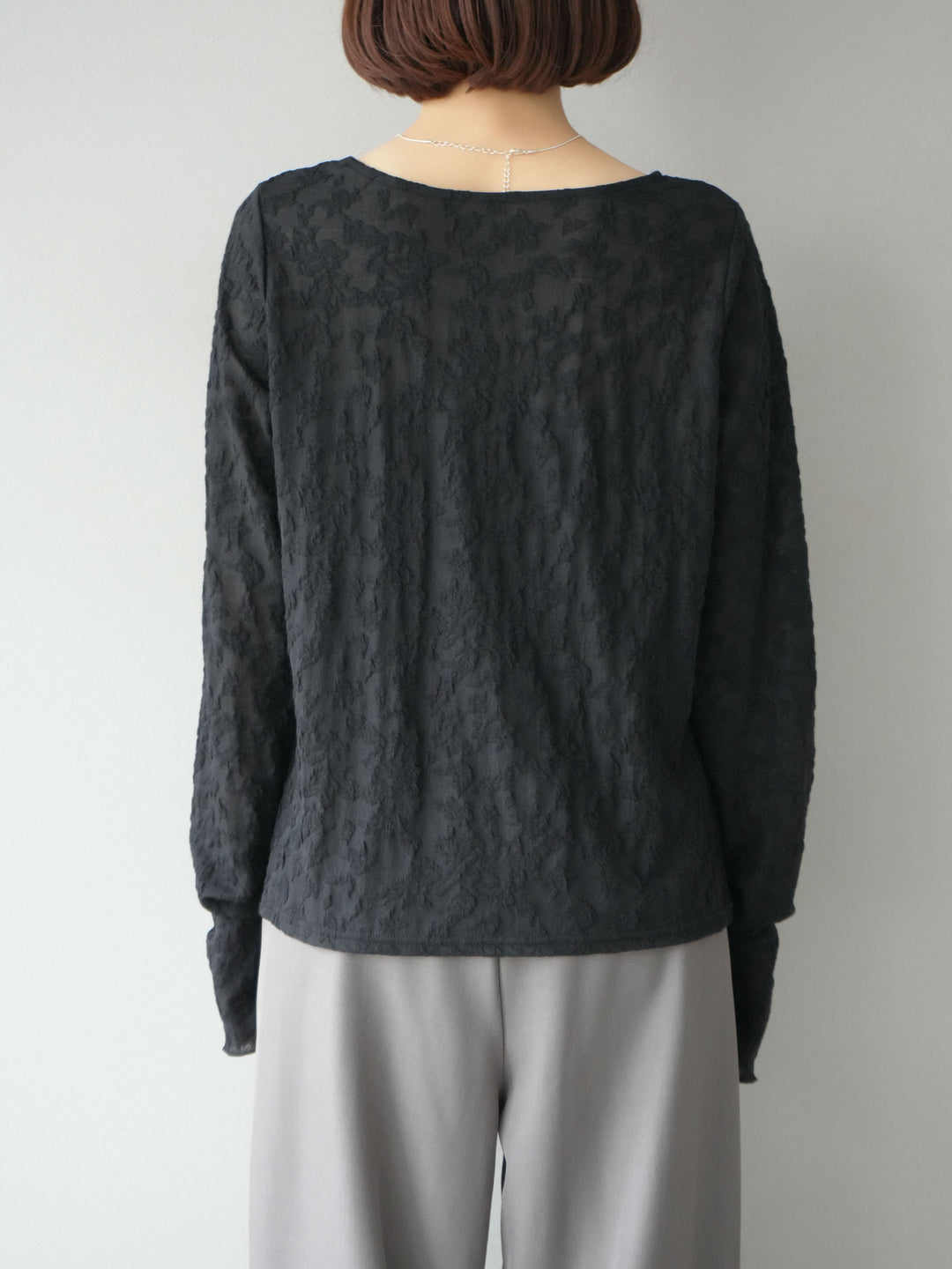 [予約]シアージャガードトップス/ブラック