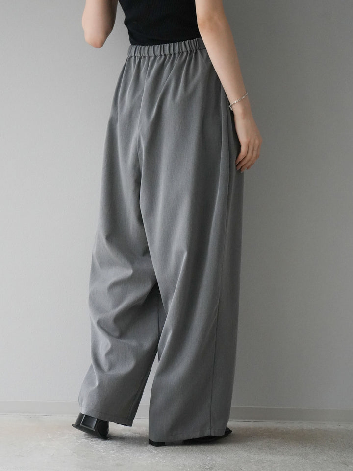 [予約]3タックコクーンパンツ/グレー