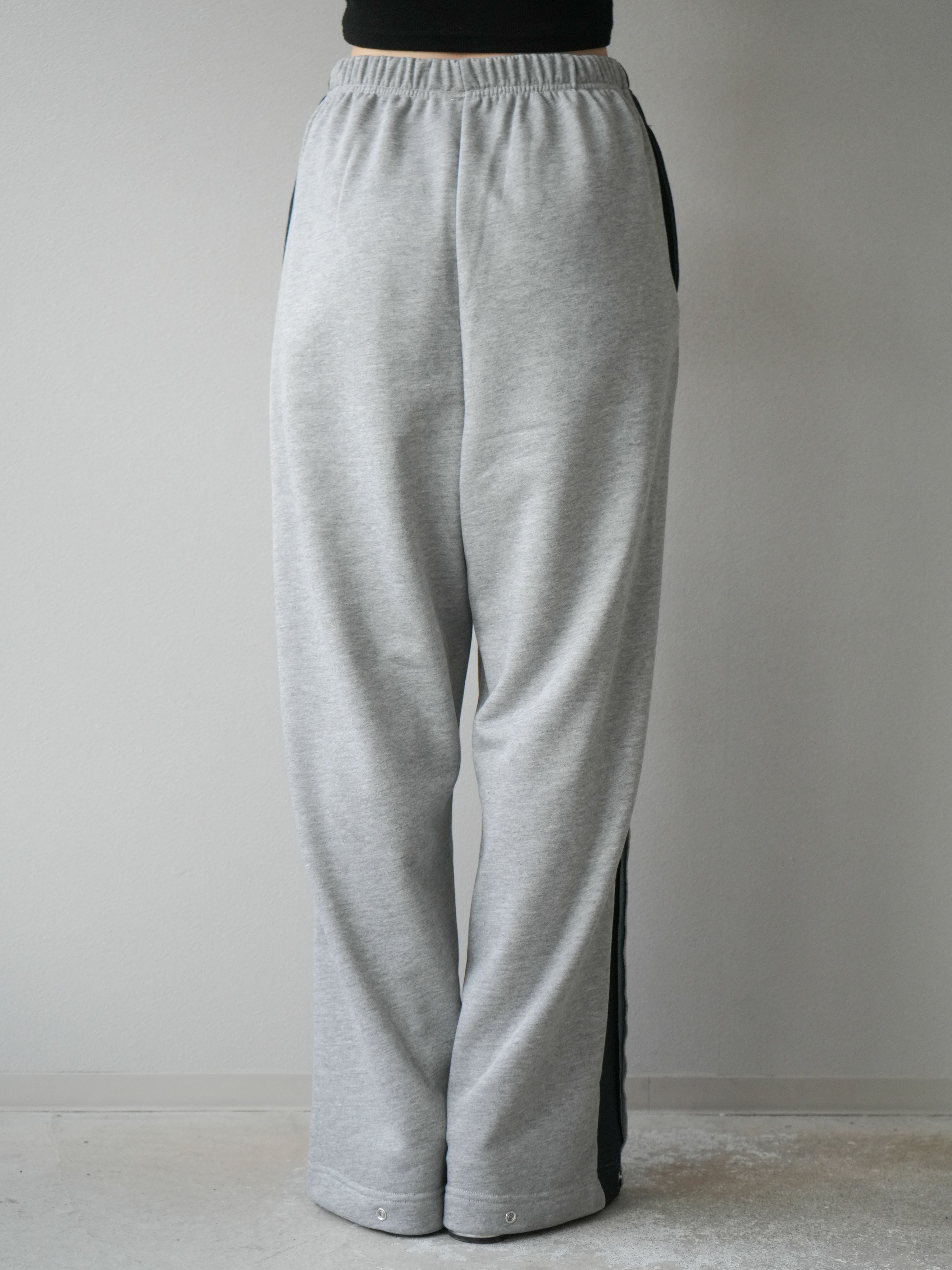 予約]デニム切替2WAYデザインスウェットパンツ/グレー – Lumier