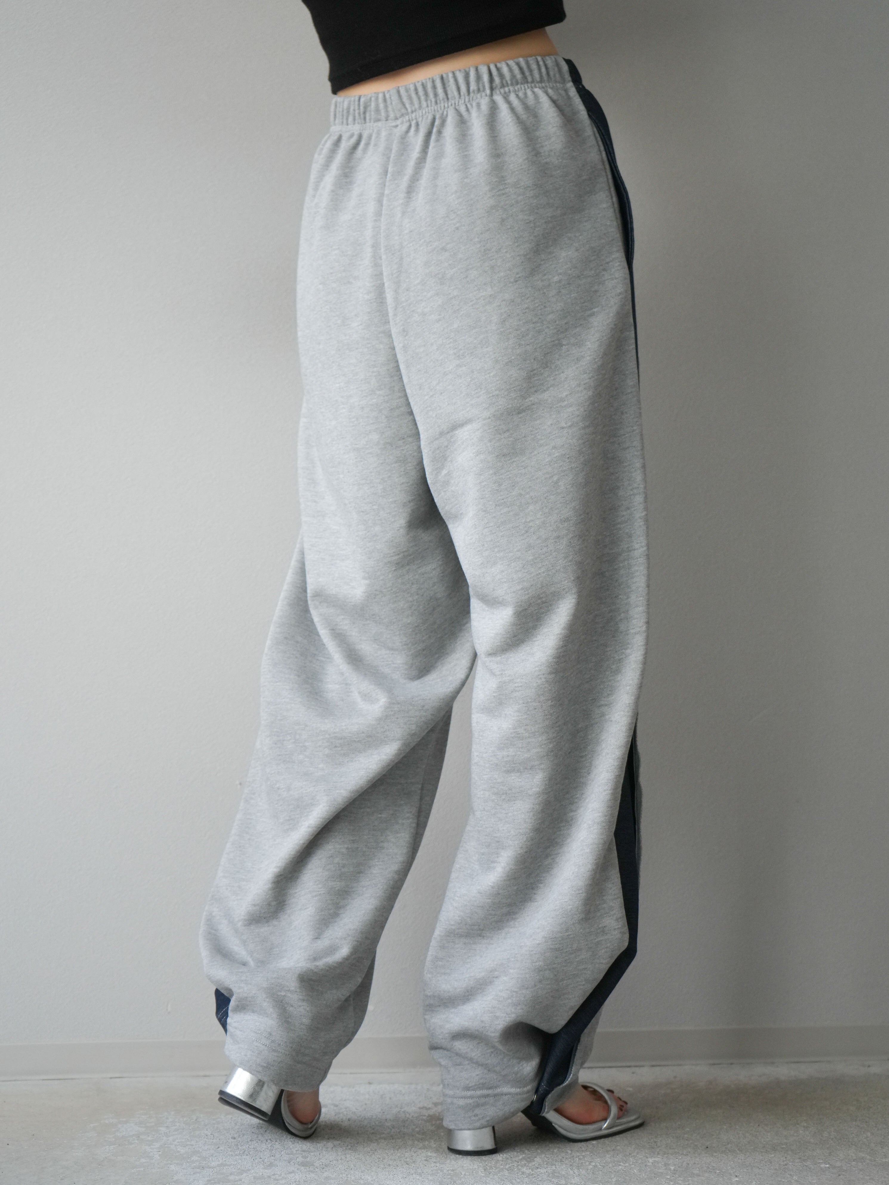 【新品】LUXEAKMPLUS ツートン 切替 パンツ グレー×ホワイト L ゴルフ 【新品】LUXEAKMPLUS ツートン 切替 パンツ グレー×ホワイト L