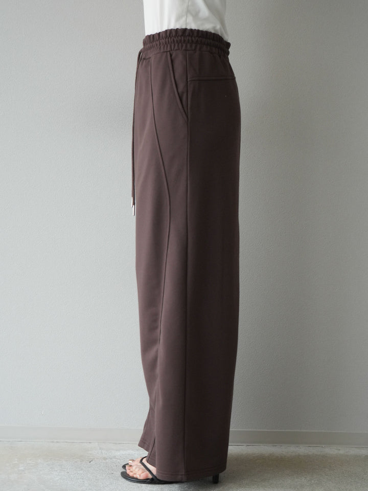 [予約]スウェットロングスカート/ブラウン