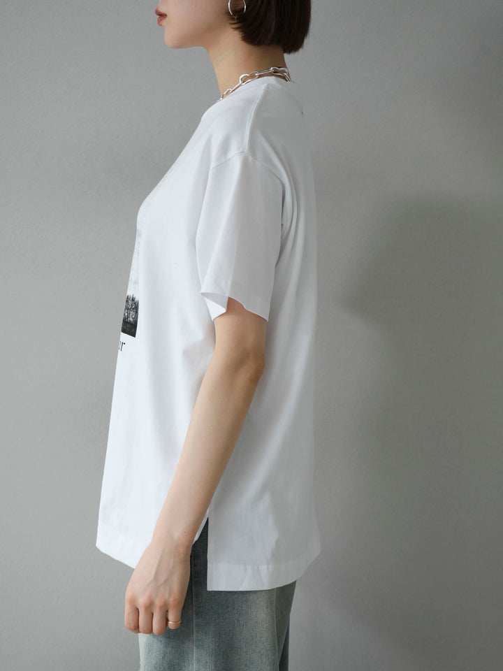[予約]フォトプリントTシャツ/ホワイト