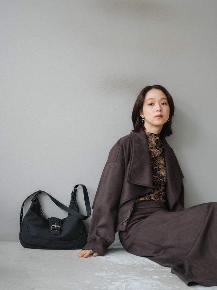 [SET]スエードショートジャケット＆ロングスカートSET UP(2set)