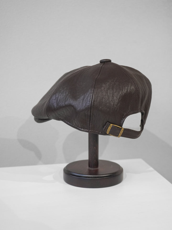 [予約]レザーハンチングCAP/brown
