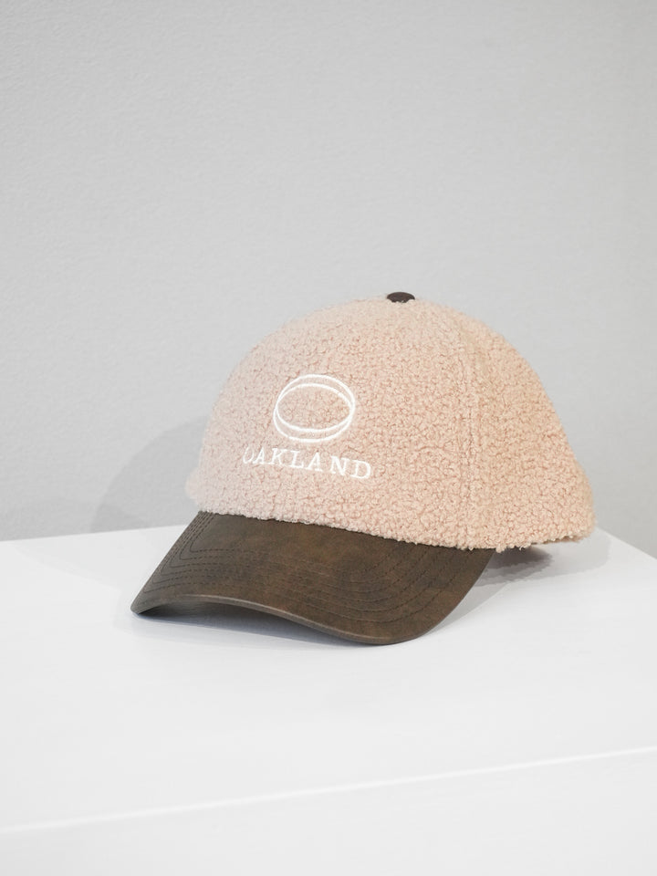 [予約]バイカラーボアCAP/beige
