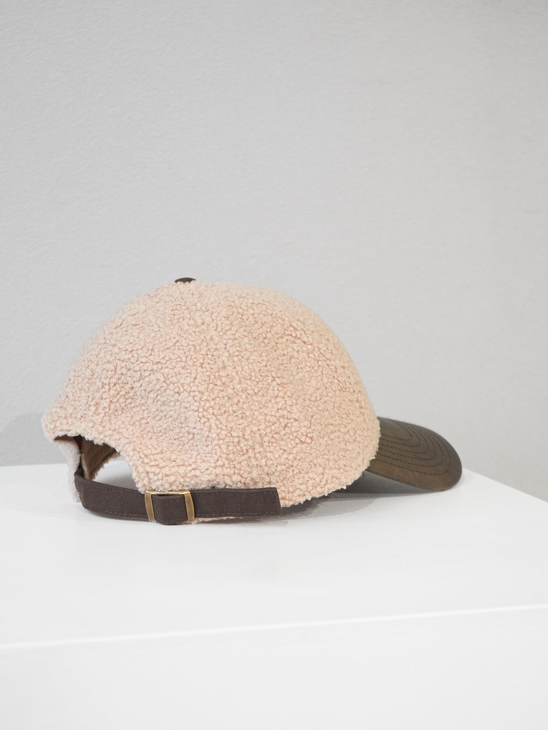 [予約]バイカラーボアCAP/beige