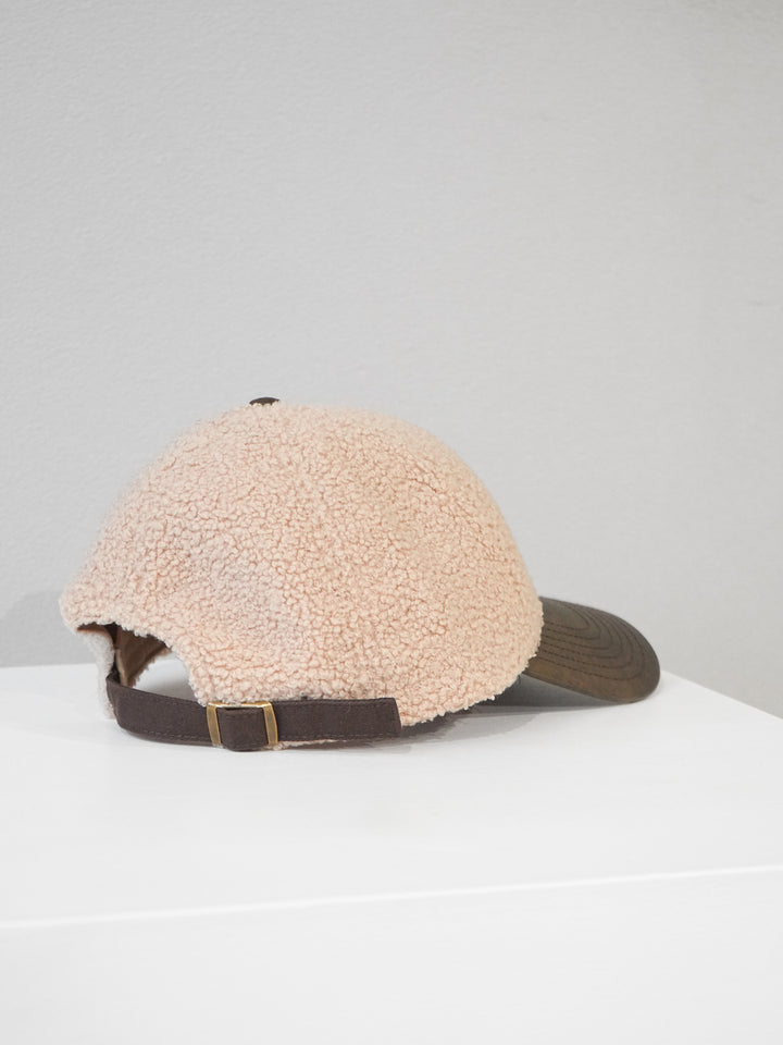 [予約]バイカラーボアCAP/beige