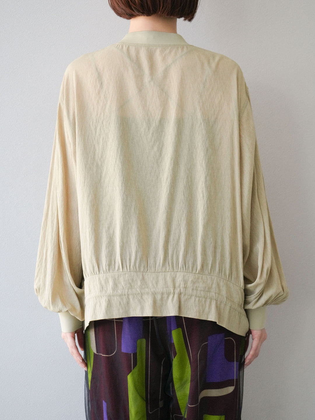 [預購] Washer Sheer Blouson/黃色