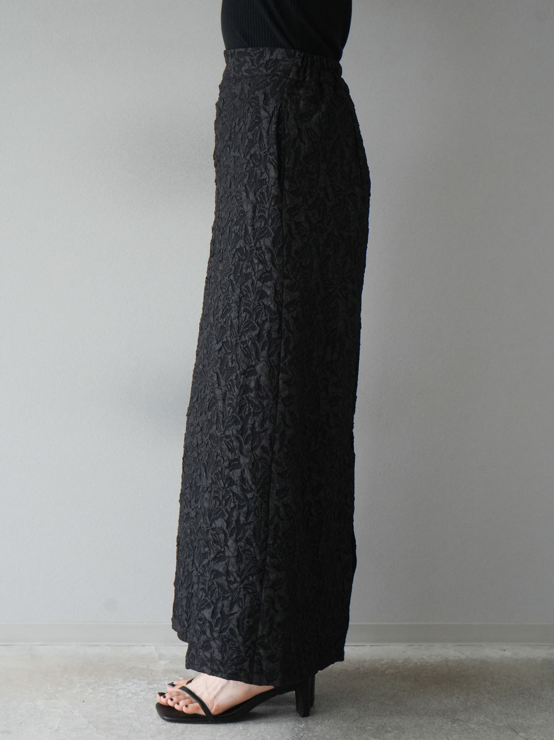 [予約]膨れジャガードマルチWAYスカート/ブラック