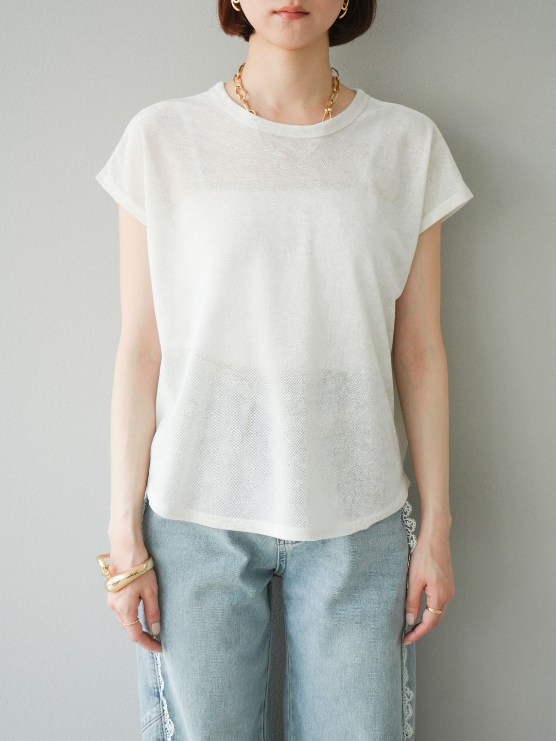 [予約]シアーベロアプルオーバー/オフ