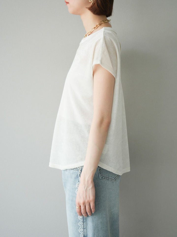 [予約]シアーベロアプルオーバー/オフ