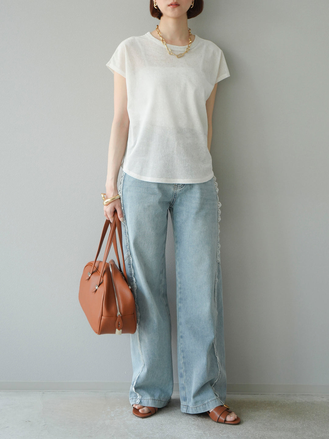 [予約]シアーベロアプルオーバー/オフ