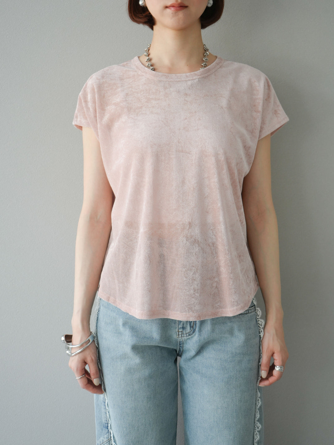 [予約]シアーベロアプルオーバー/ピンク