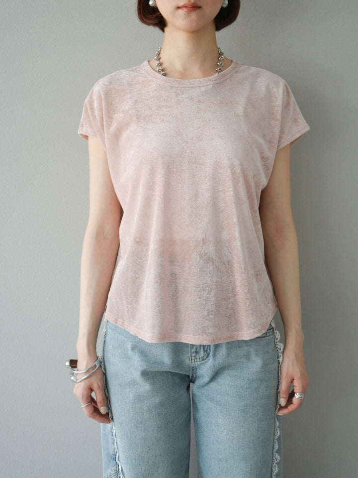 [予約]シアーベロアプルオーバー/ピンク