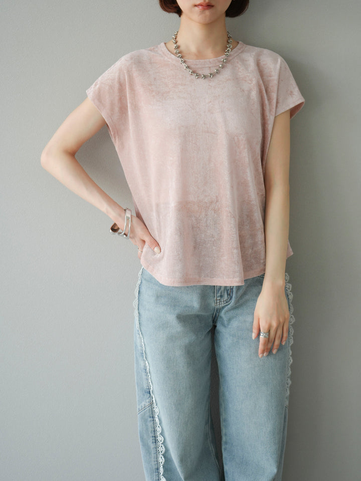 [予約]シアーベロアプルオーバー/ピンク