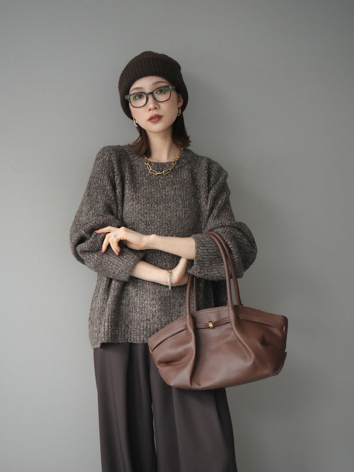 [予約]タックトートBAG /brown