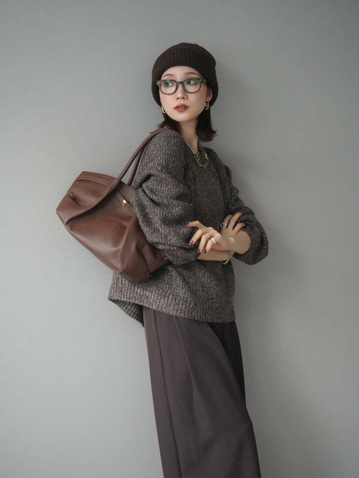 [予約]タックトートBAG /brown