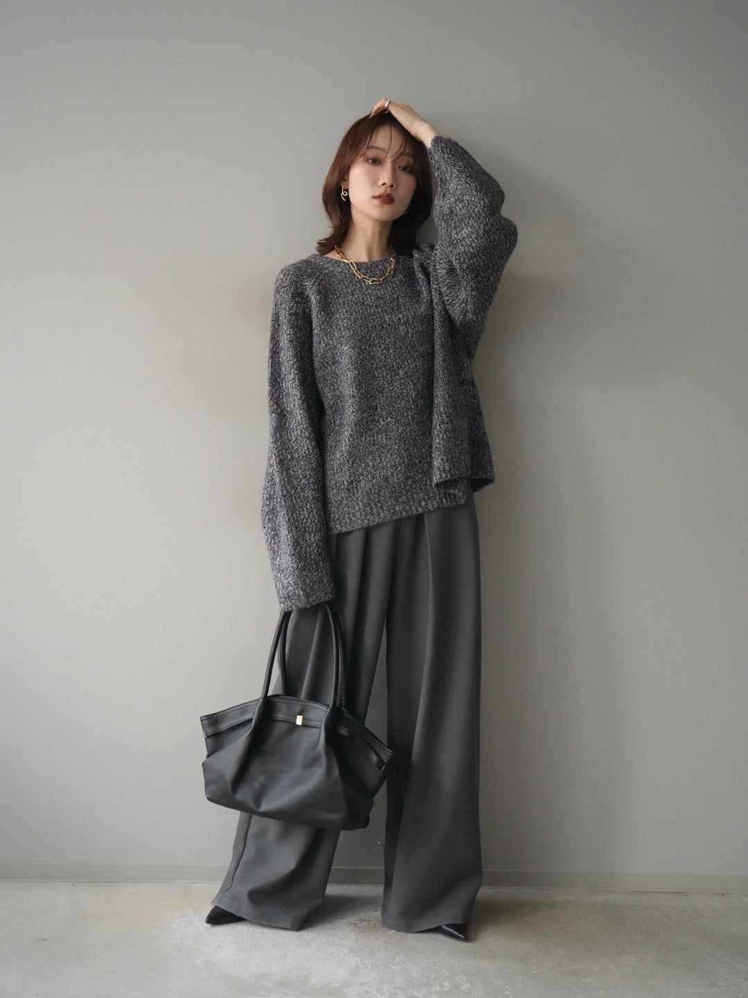 [予約]タックトートBAG /black