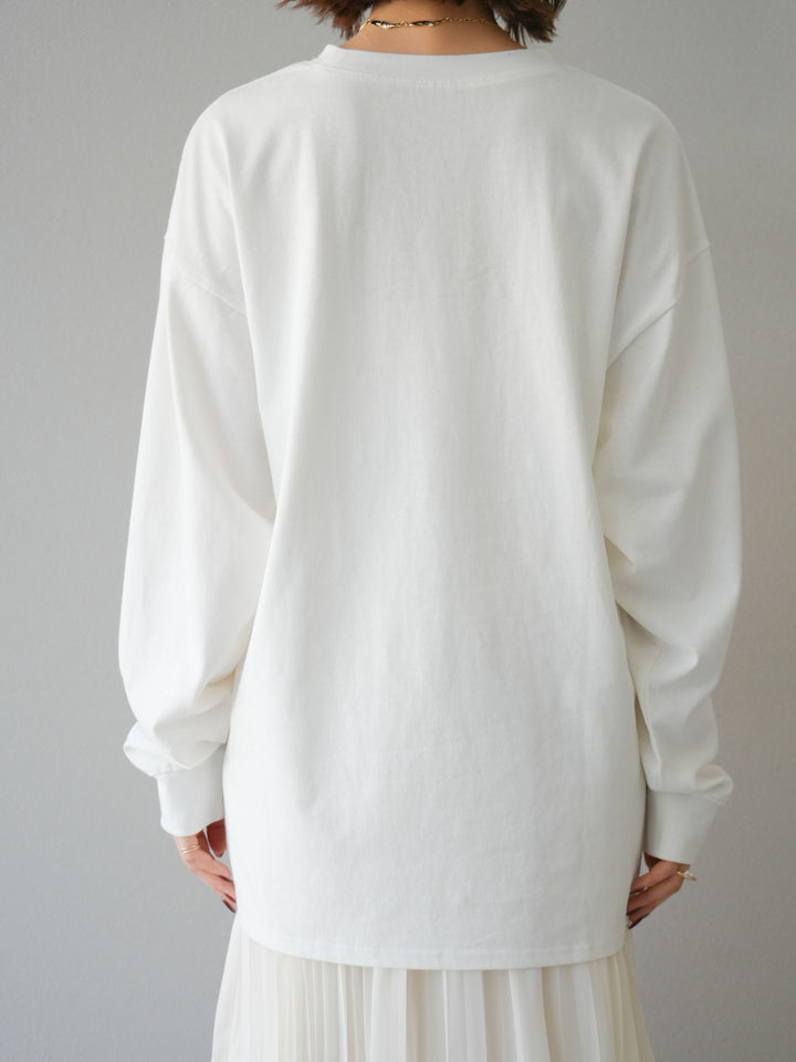 [予約]フラワーフォトプリントBIGロンT /オフ1