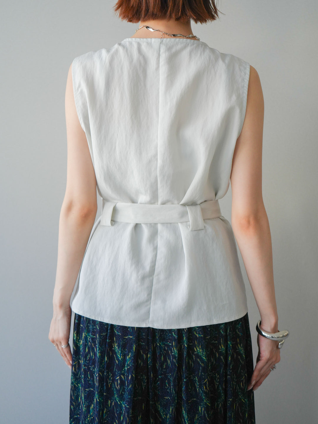 [予約]ウエストマークベスト/gray