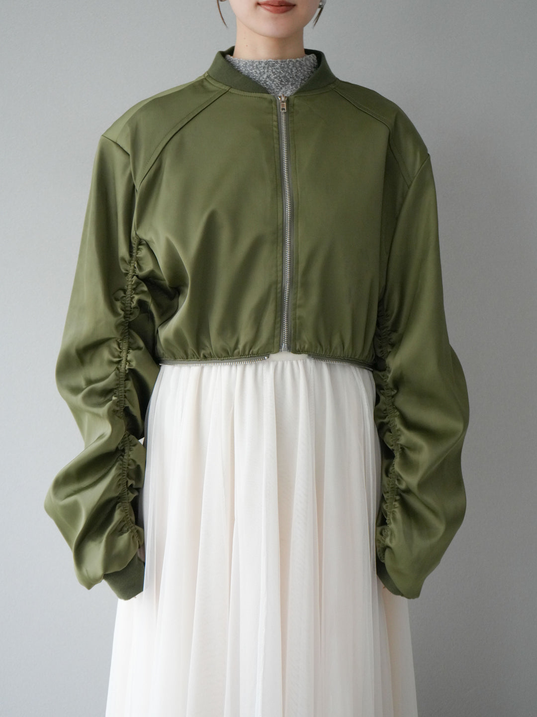 [予約]2WAYデザインMA-1/カーキ