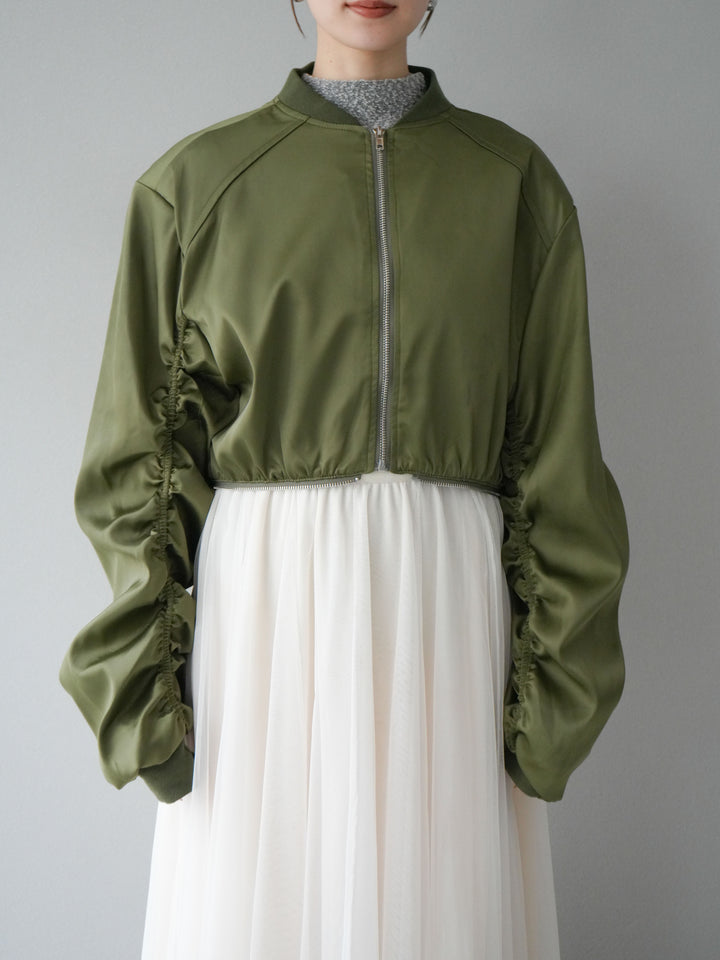 [予約]2WAYデザインMA-1/カーキ