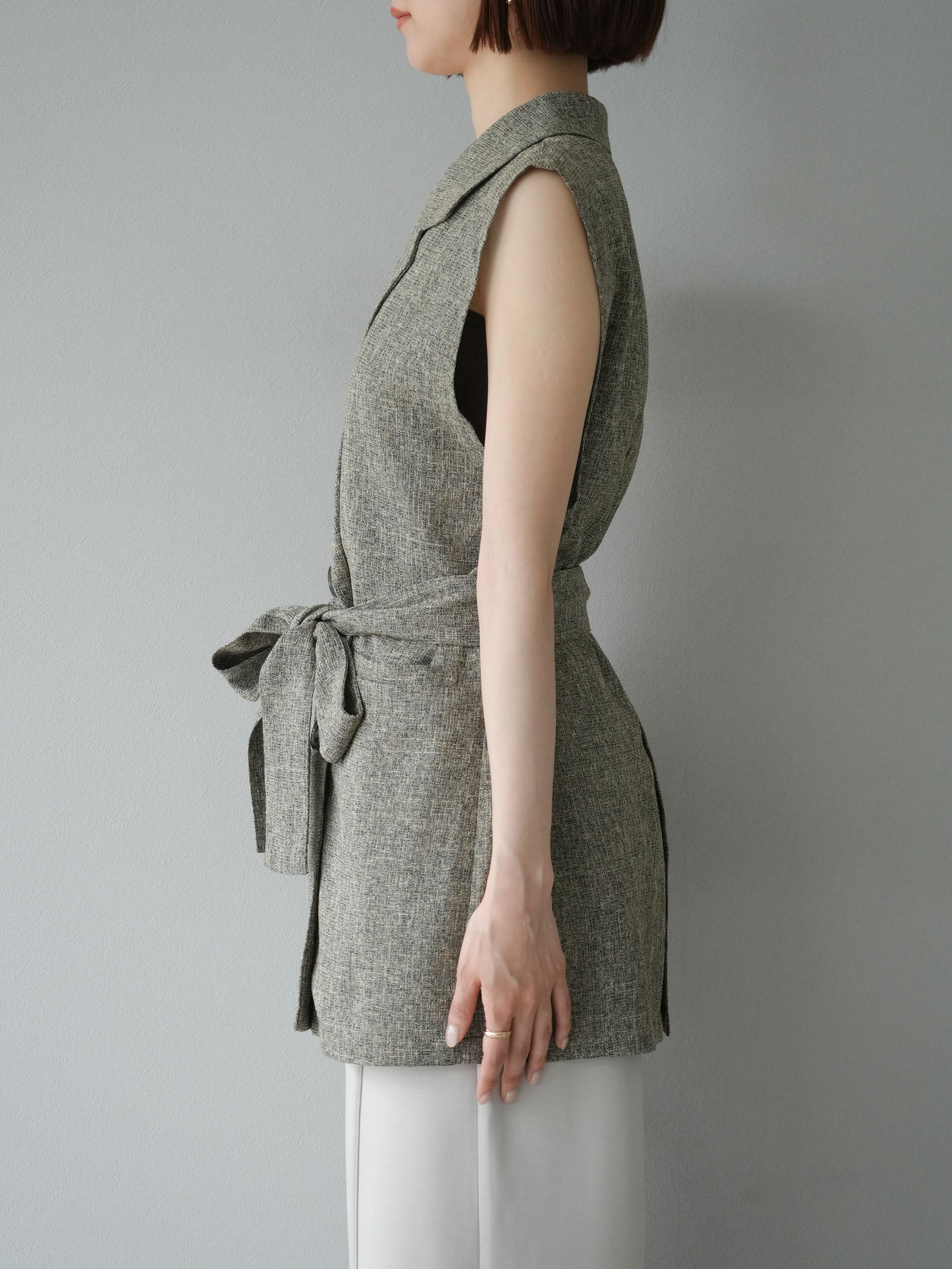 カラーツイードジレ　美品✨ 21242010130_cbf42bde0cb8dea035