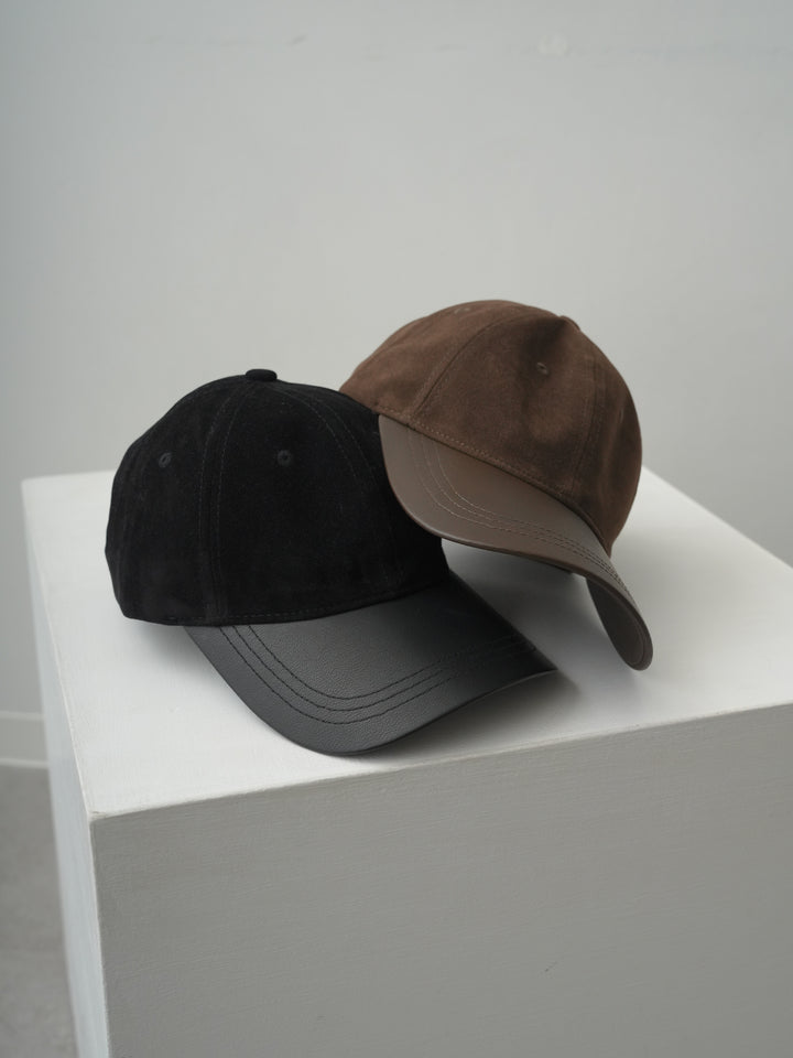 [予約]スウェードライクCAP/brown
