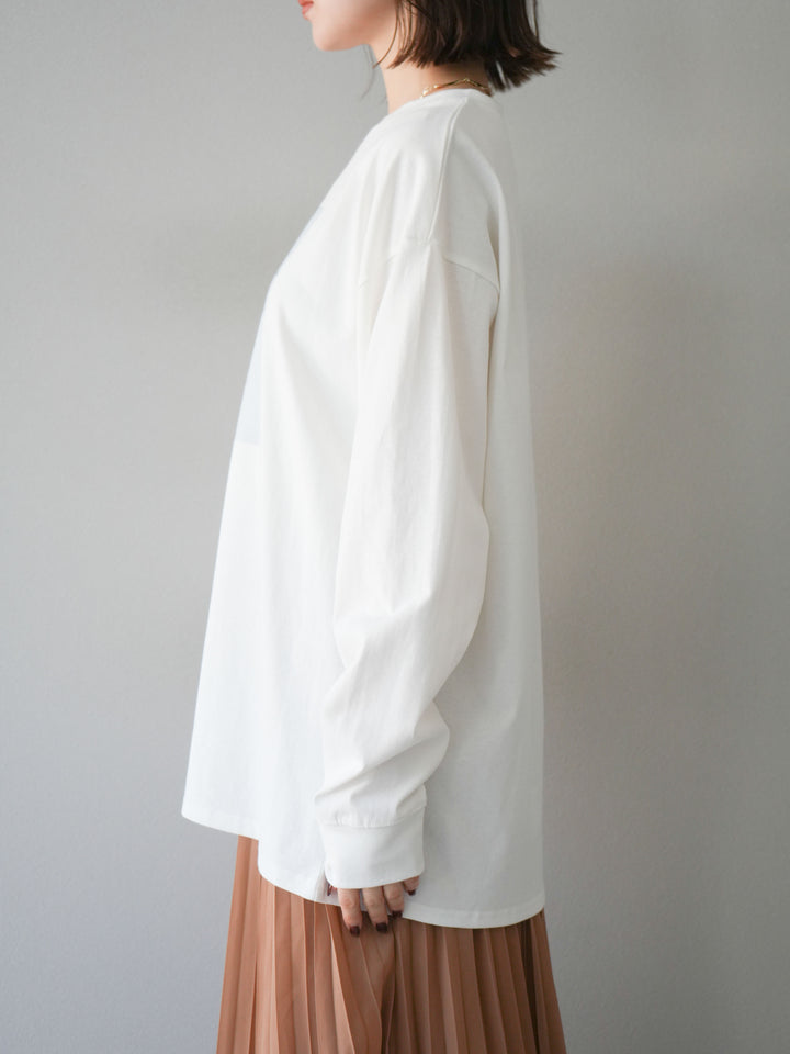 [予約]フラワーフォトプリントBIGロンT /オフ2