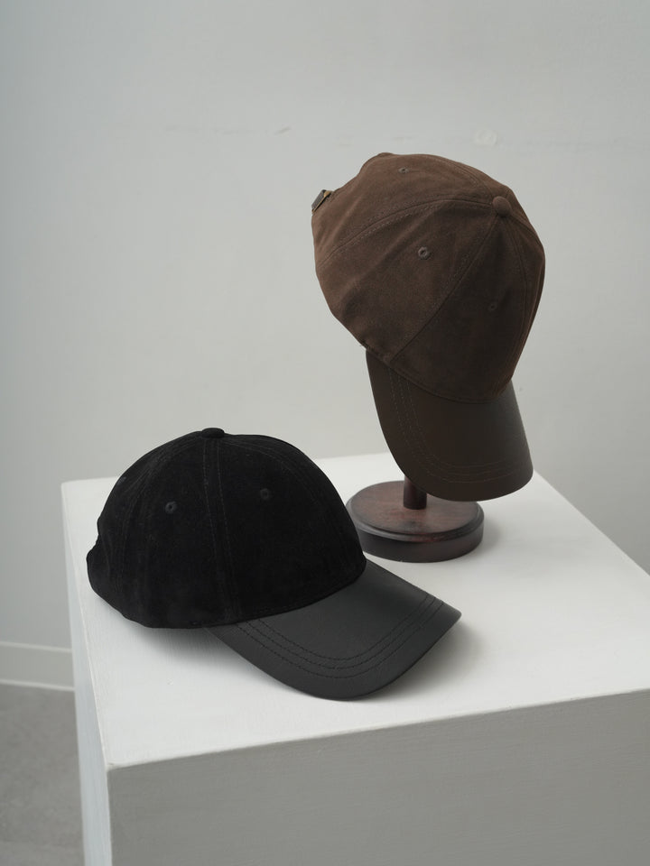 [予約]スウェードライクCAP/brown