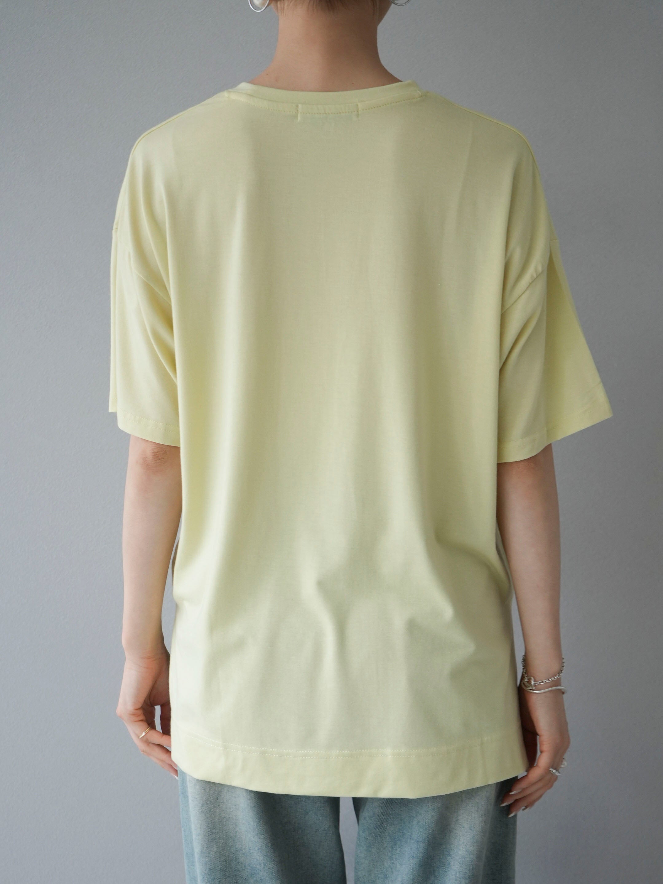 予約]UVカット&ドライ加工ポケット付きTシャツ/イエロー – Lumier