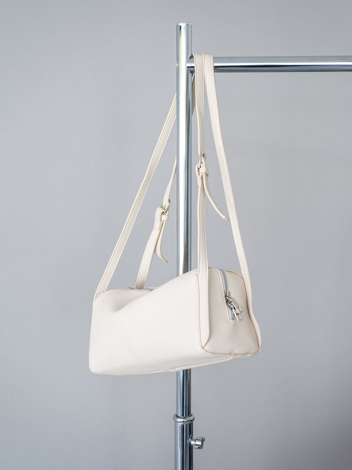 [予約]ロングハンドルボストンBAG/アイボリー