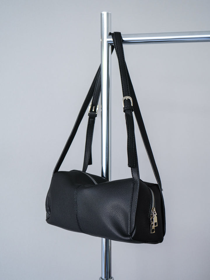 [予約]ロングハンドルボストンBAG/ブラック