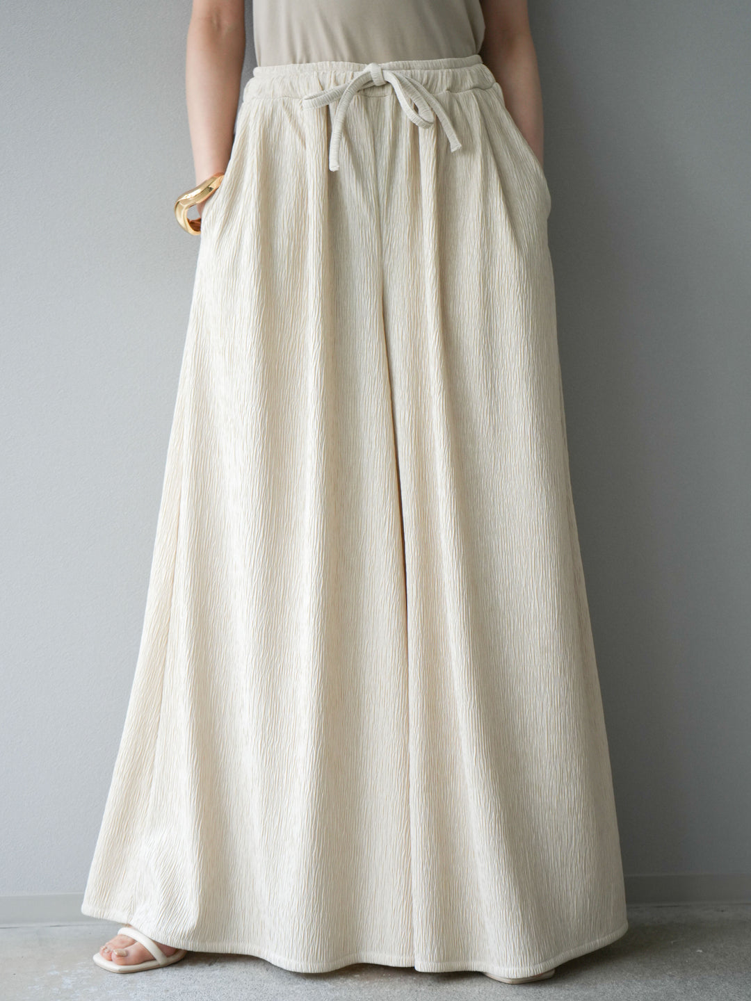 [預購] Willow 寬鬆褲/米色