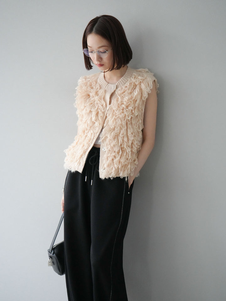 [套裝] 前開式針織背心 + 選配配件套裝（2 套）