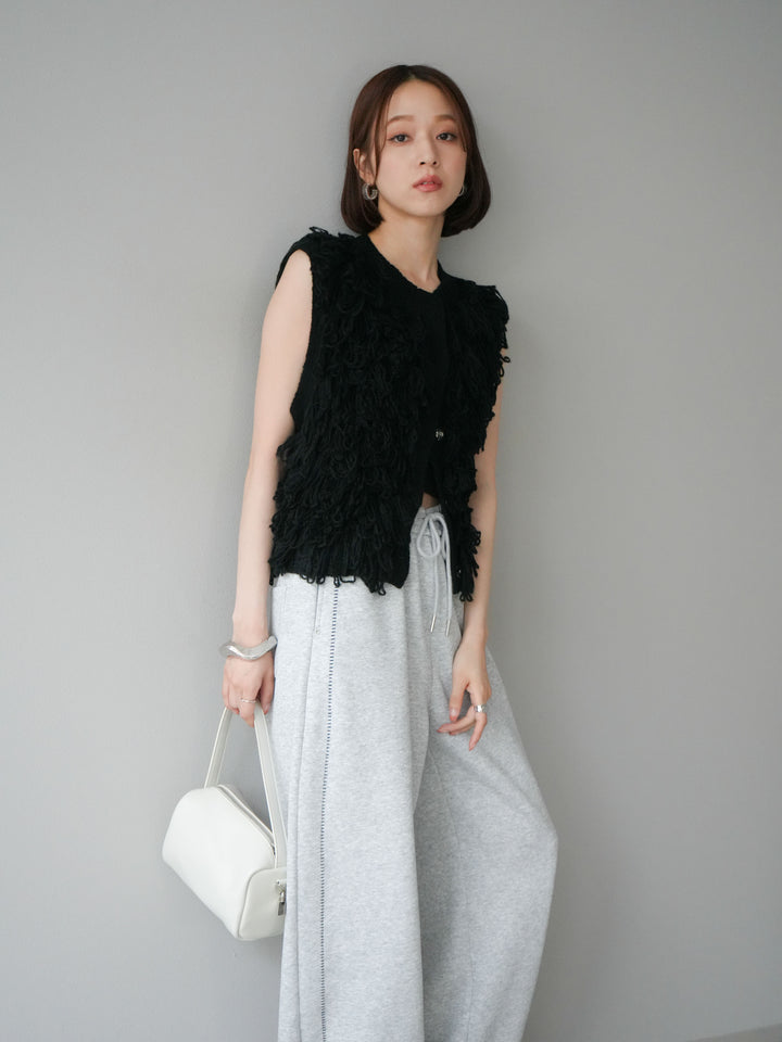 [套裝] 前開式針織背心 + 選配配件套裝（2 套）