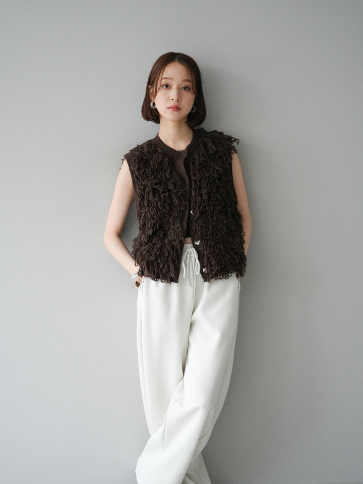 [套裝] 前開式針織背心 + 選配配件套裝（2 套）